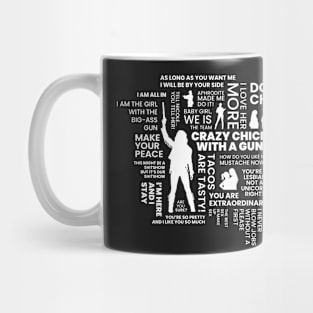 Wynonna Earp Word Cloud Mug